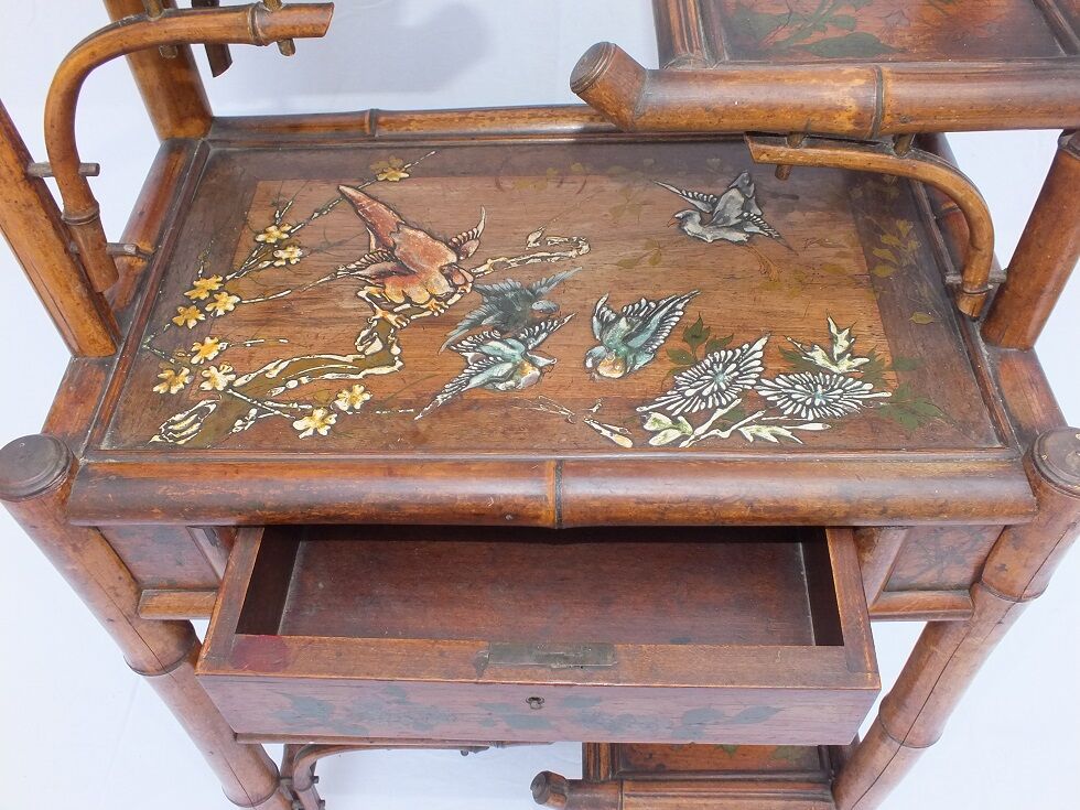 1900 extreme oriental bamboo Cabinet