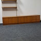 vintage sideboard and shelving system