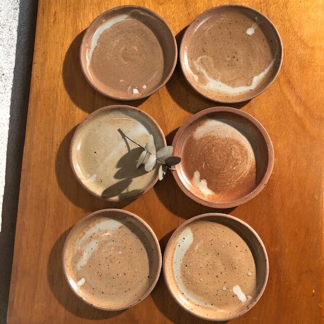 Set de 6 coupelles en grès