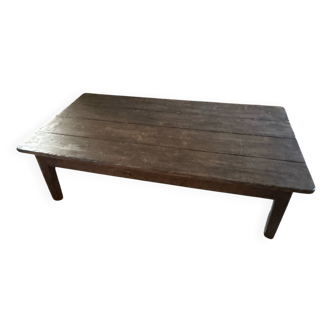 Solid wood coffee table