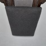 Colonial wooden armchair and cannage