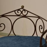 Wrought iron armchairs