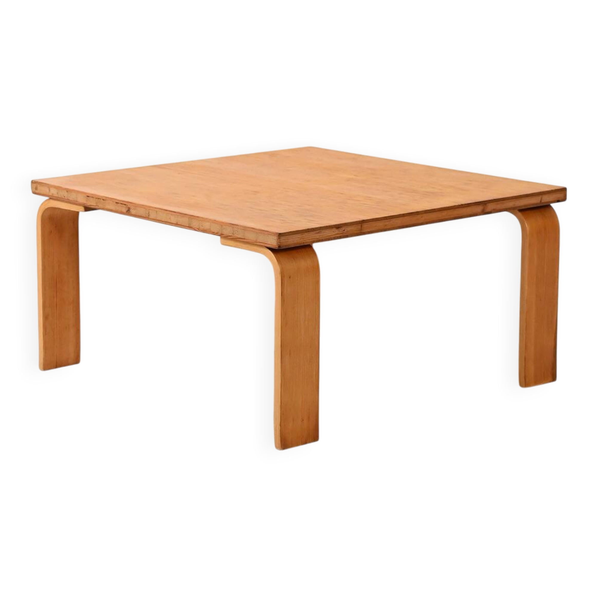Coffee table in pine and oak, 1960s