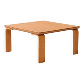 Table basse en pin et chêne, années 1960