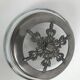 Glass tin lid candy