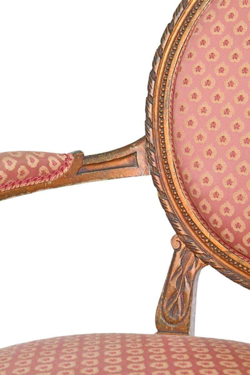Set of 4 Louis XVI style cabriolet chairs
