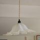 Grande suspension "fleur" en verre