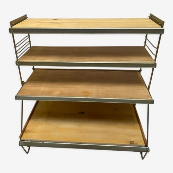 Grocery cabinet 4 shelves 50s