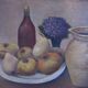 French painting oil on panel Still Life signed J. Paillou