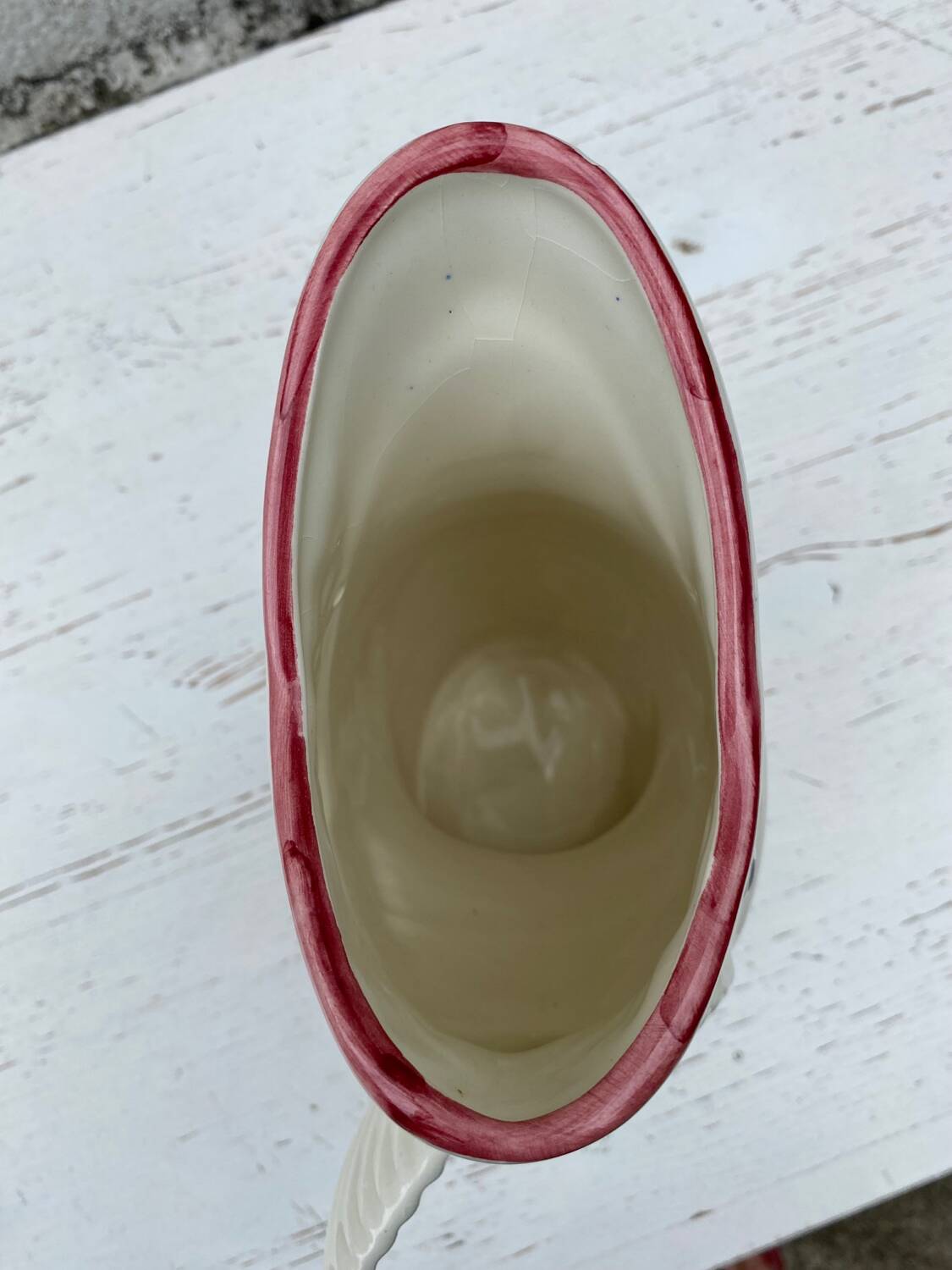 Vase Poisson en céramique Vintage