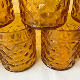 Vintage amber glasses
