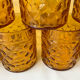 Verres ambres vintage