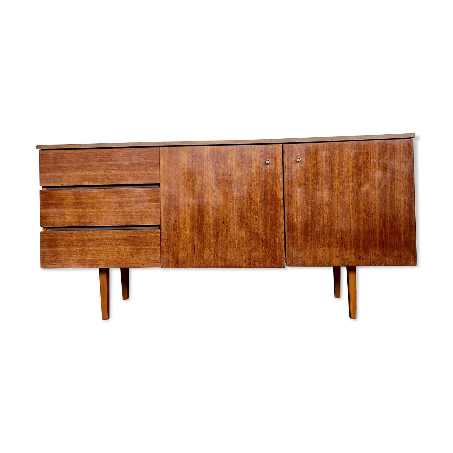 VINTAGE ENFILADE BAHUT TV STAND HIFI LEGRAND SCANDINAVE 1950