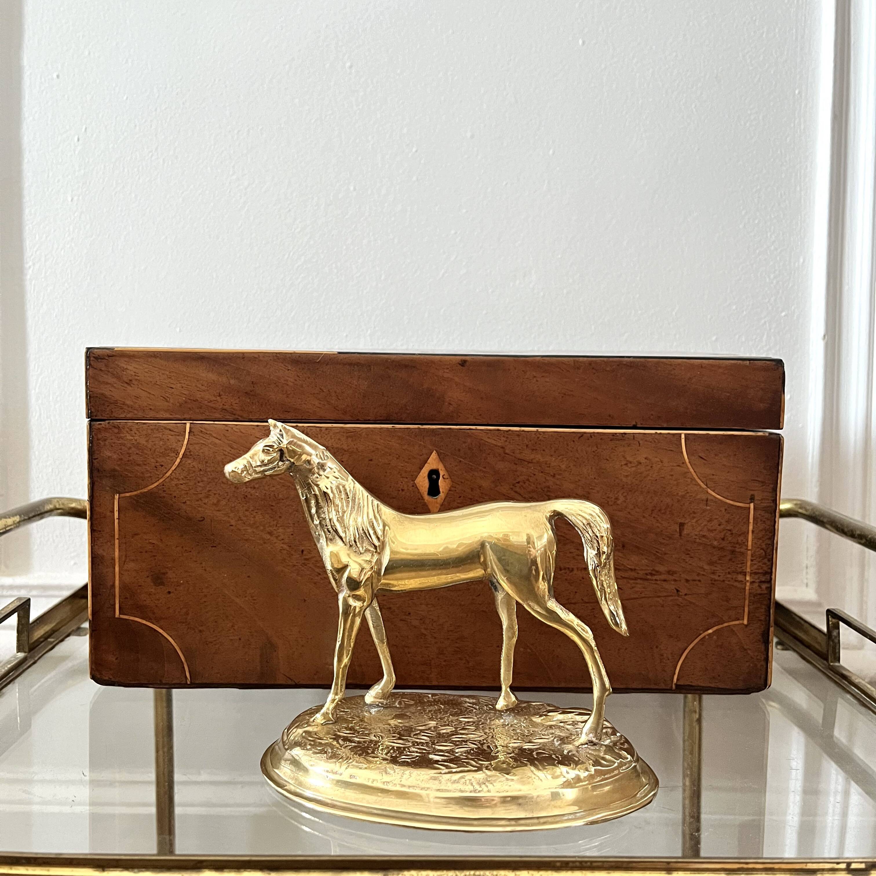 Brass horse