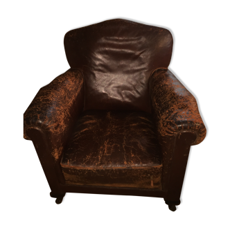 Fauteuil club cuir