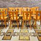 Lot de 12 chaises bistrot vintage