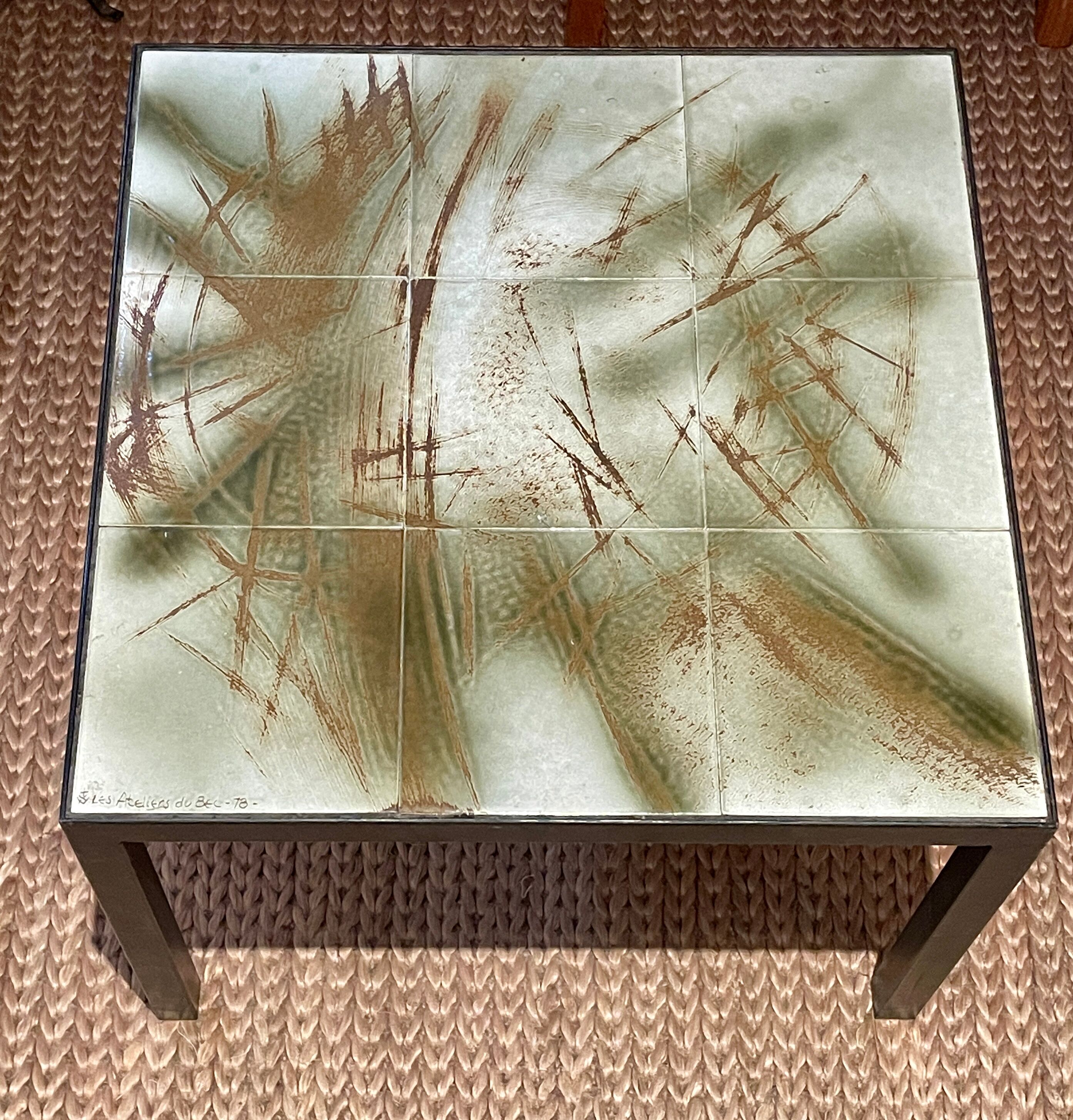 Ceramic coffee table