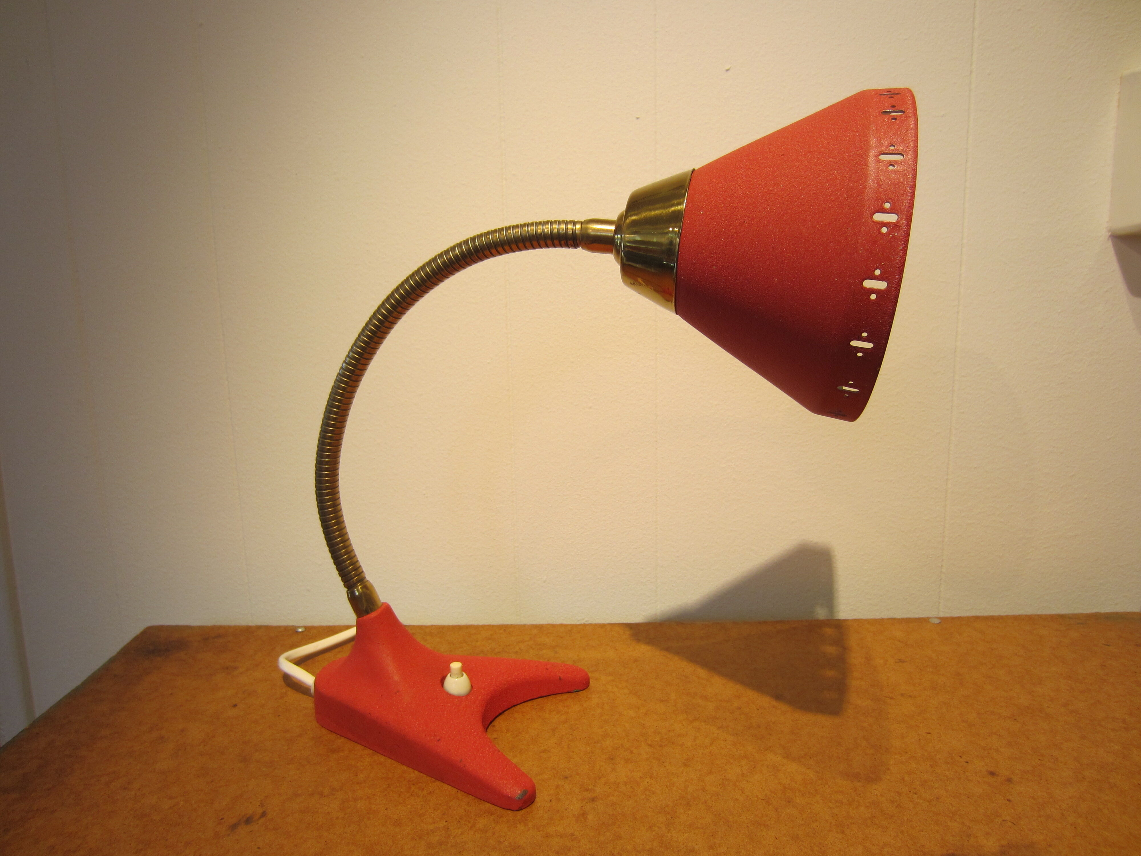 Scandinavian EWÅ articulated lamp for table or wall mounting.