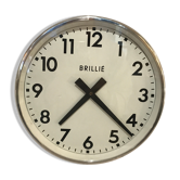 Industrial Brillie clock 25 cm functional vintage