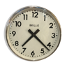 Industrial Brillie clock 25 cm functional vintage