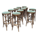 Set of 11 bar stools from the 1960s.