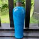 High vase turquoise bottle of Nils Khaler. Denmark 1965