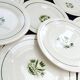 12 Terre de Fer Marmoz dessert plates