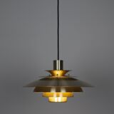 Lampe à suspension vintage danoise Verona par Kurt Wiborg, Jeka, années 1980