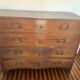 Antique curved commode in solid wood in the Louis XV style – 4 drawers