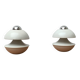 Lampes de table ou applique champignon de l'ère spatiale allemande du milieu du siècle par Klaus Hempel pour Kaiser Leuchten, années 1970, lot de 2