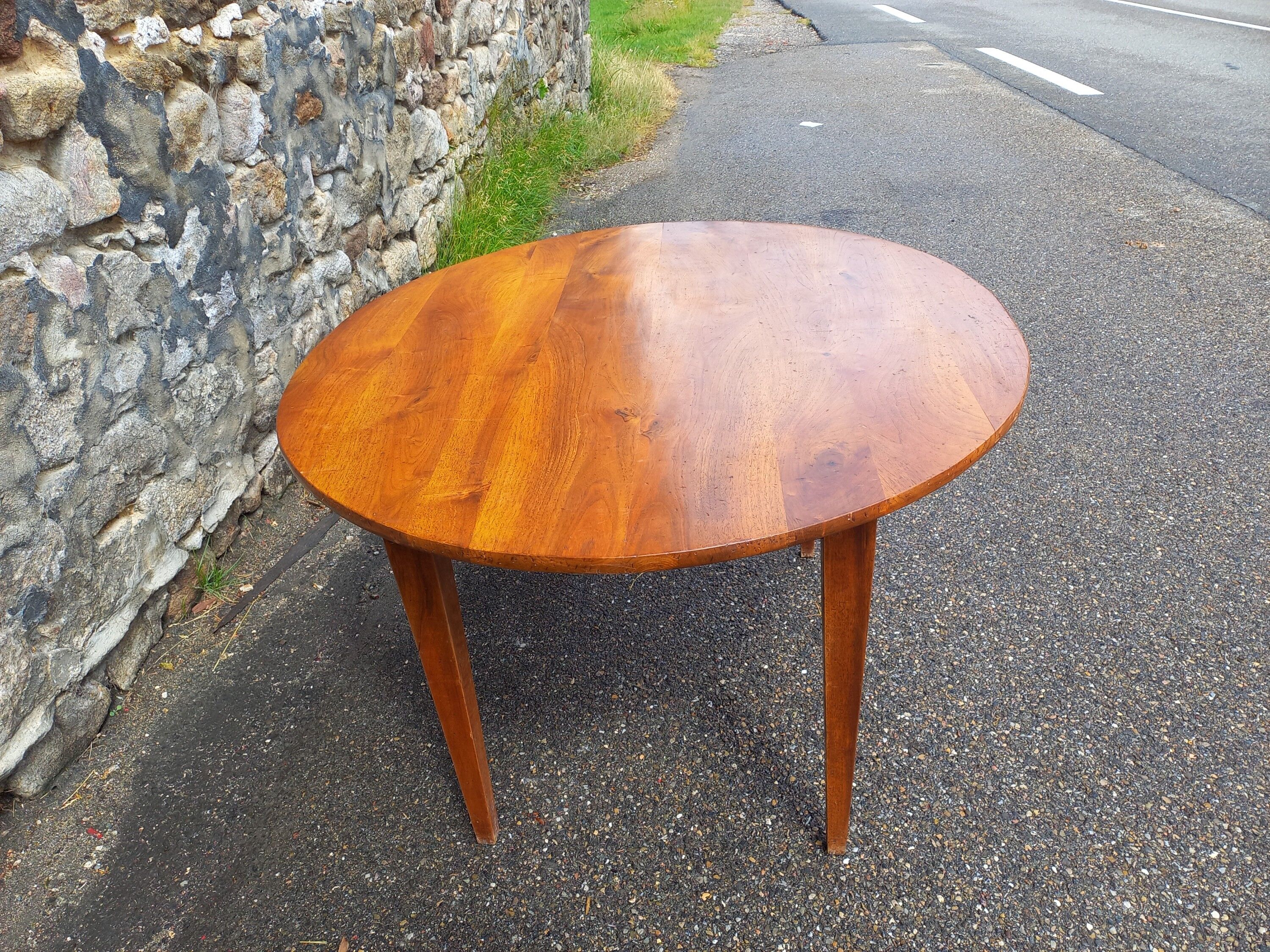 Oval farmhouse table 130 cm
