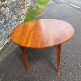 Oval farmhouse table 130 cm
