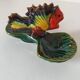 Vintage 1960s-1970s fish barbotine pocket vases