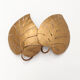Applique italienne à feuilles tropicales, 1970