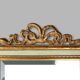 Classic baroque rococo mirror, romantically decorated 18th century style frame, France 1950s