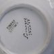 Limoges porcelain ashtray pattern orange flower diam 10.5 cm