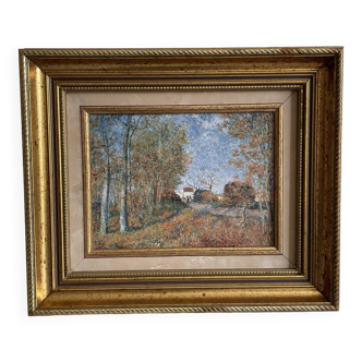 Tableau reproduction Sisley