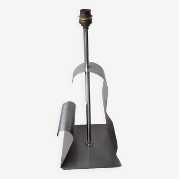 Designer metal lamp base
