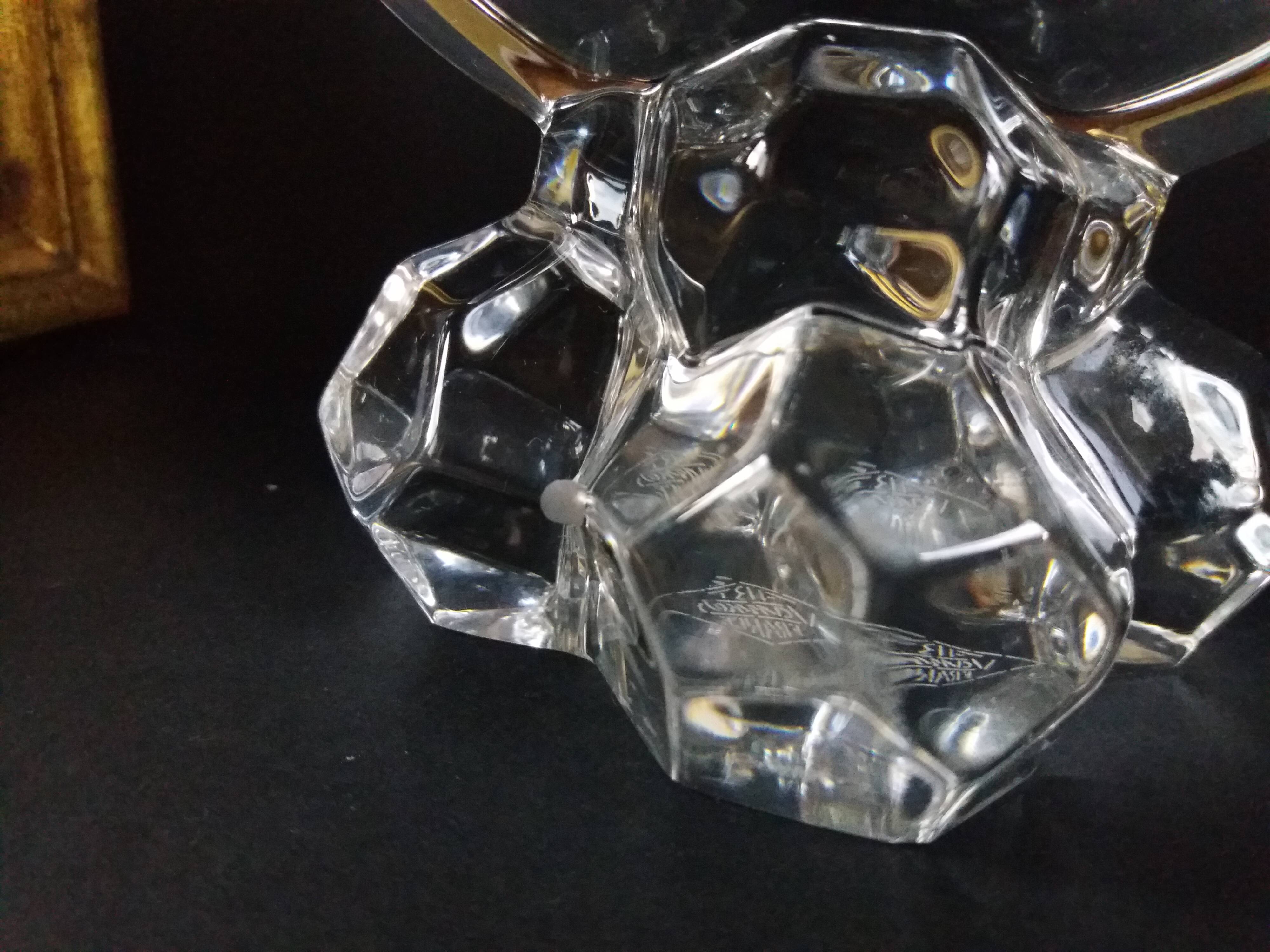 Pair crystal chandeliers