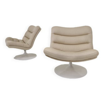 Set of 2 975 Lounge Chairs by Geoffrey Harcourt for Artifort, 1970s