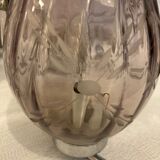 Vintage Lustre with 5 Mauve light lights