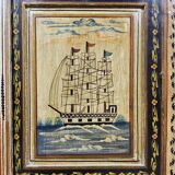 Vintage Indian wardrobe (nautical / ships) bohemian