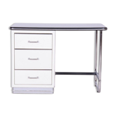 Bureau Bauhaus en acier et verre, Allemagne, années 1940