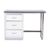 Bauhaus Writing Desk, Steel, Glass, Germany, 1940s