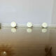 Wall-mounted coat rack in lacquered metal 40s 50s