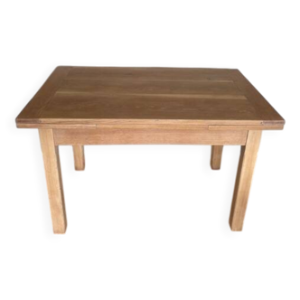 Table chêne brut vintage