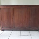 Original 1950s sideboard, height 94 cm, with dovetail drawers