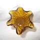 Yellow glass vase