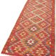 Turkish Handwoven Vintage Herki Kilim 98 cm x 322 cm