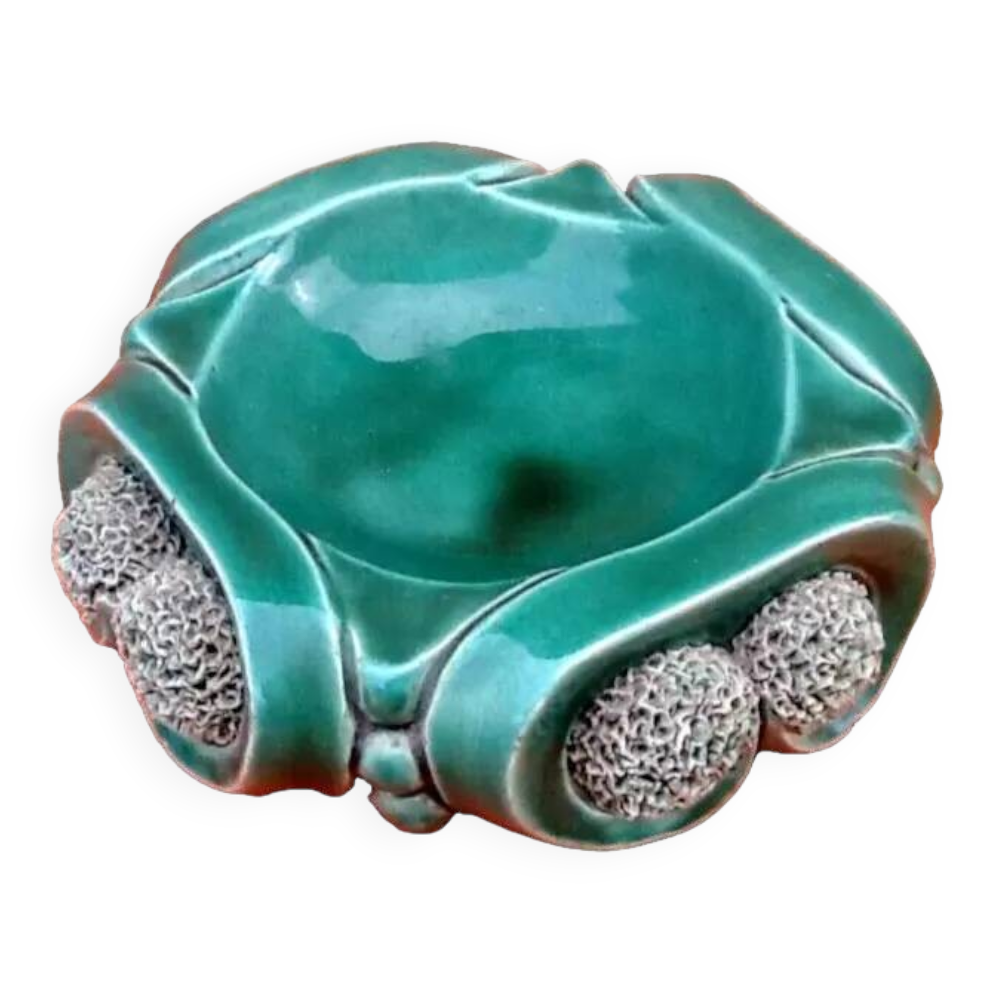 Art Deco 1940s Ashtray / Catchall Glazed Ceramic Bosch